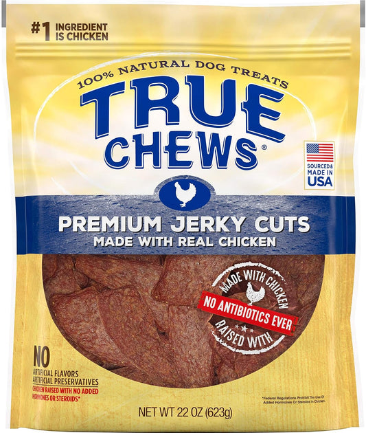 True Chews Natural Dog Treats Premium Jerky Cuts Made with Real Chicken
