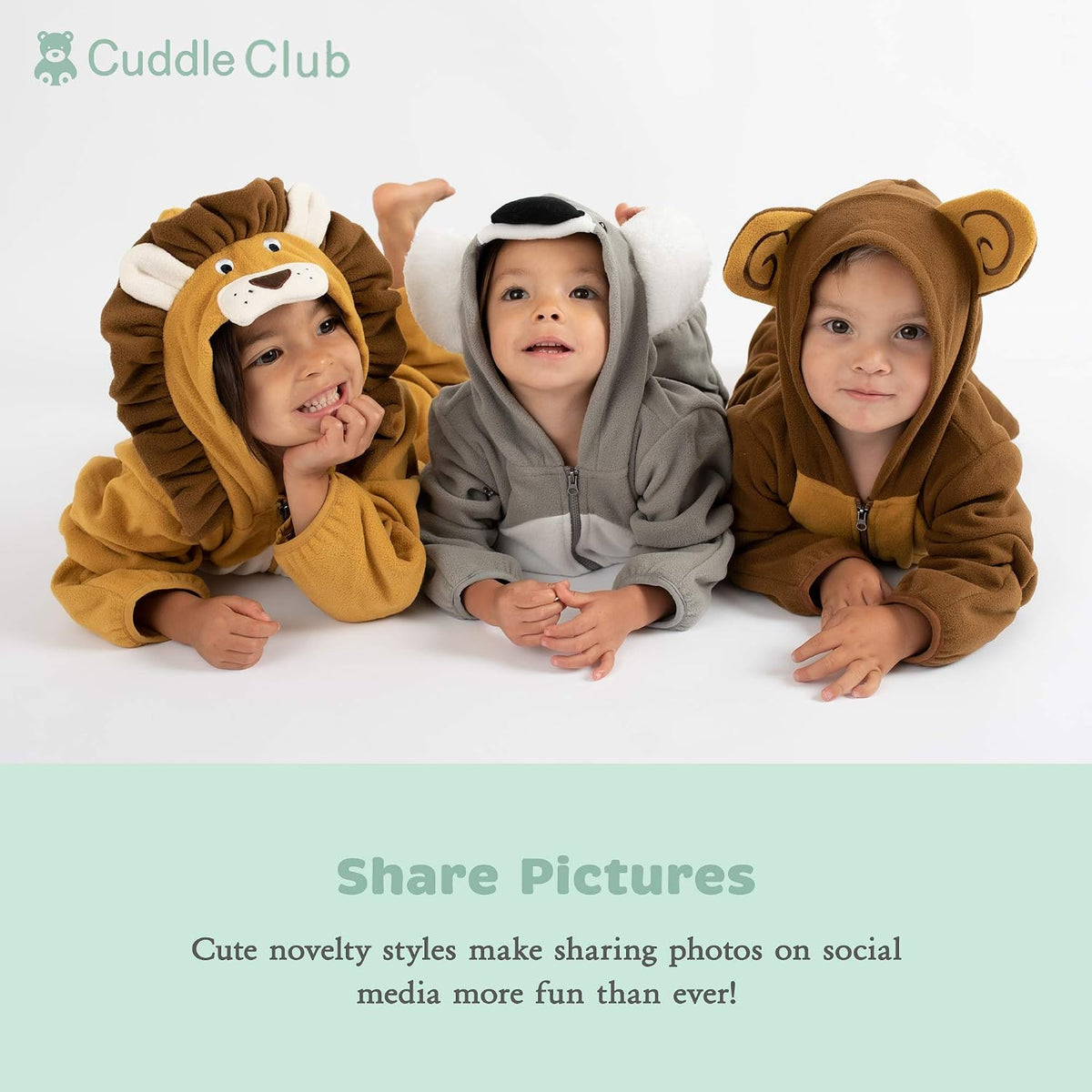 Fleece Baby Bunting Bodysuit – Infant Pajamas Kids Hooded Romper Outerwear Toddler Jacket