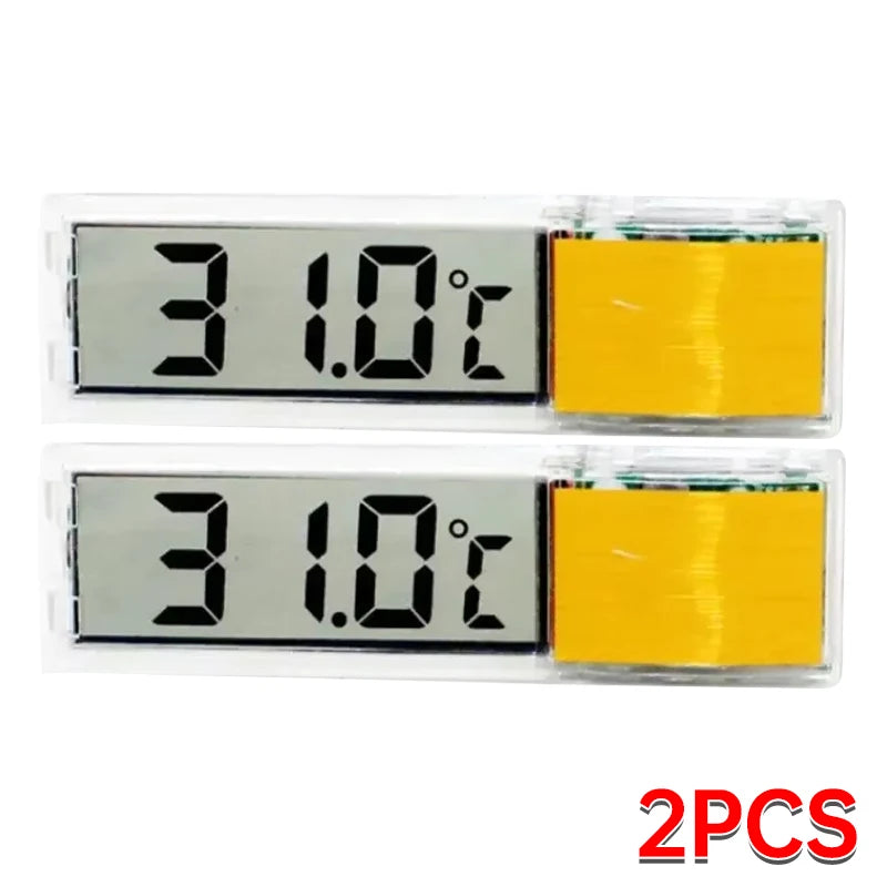 1pcs Aquarium Thermometer Electronic LCD Digital Fish Tank Temperature Measurement Fish Tank Temp Meter Aquarium Accessories