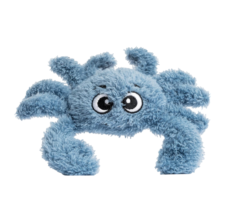 Interactive Catnip Cat Plush Toy, Ocean Theme, 5'', for All Breed Size Cats (Crab)