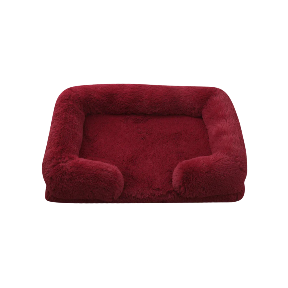 Plush Dog Bed | Anti-Slip, Washable & Durable Cozy Bed for Small to Medium Dogs