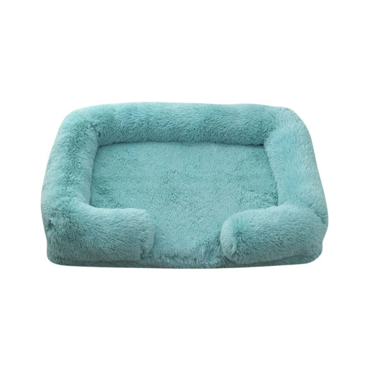 Plush Dog Bed | Anti-Slip, Washable & Durable Cozy Bed for Small to Medium Dogs