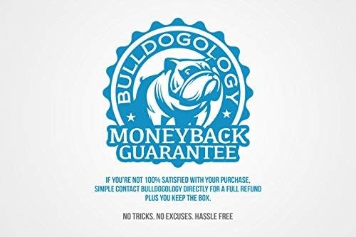 Bulldogology Dog Car Seat Cover For Back Seat - Waterproof Dog Car Seat Cover SUV - Car Seat Cover for Dogs - Back Seat Protector for Dog - Dog Hammock for Car, Dog Seat Cover For Truck (Large, Black)