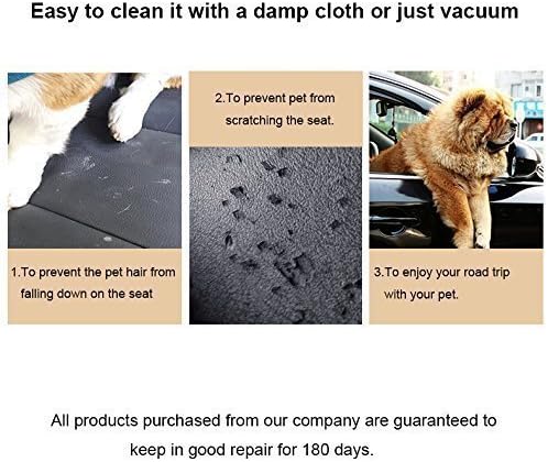 AsFrost Dog Seat Cover Cars Trucks SUVs, Thick 600D Waterproof Pet Car Seat Cover Dog, Heavy Duty & Wear-Resistant Durable Nonslip Backing with Side Flaps, Scratchproof Dog Front Seat Cover
