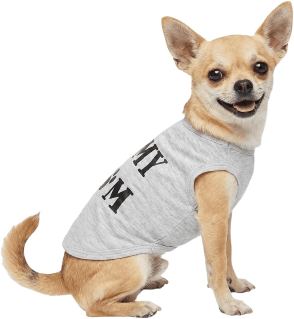 I Love My Mom Dog Shirts Mommy Clothes Boy Puppy T Shirt for Small Dogs Girl