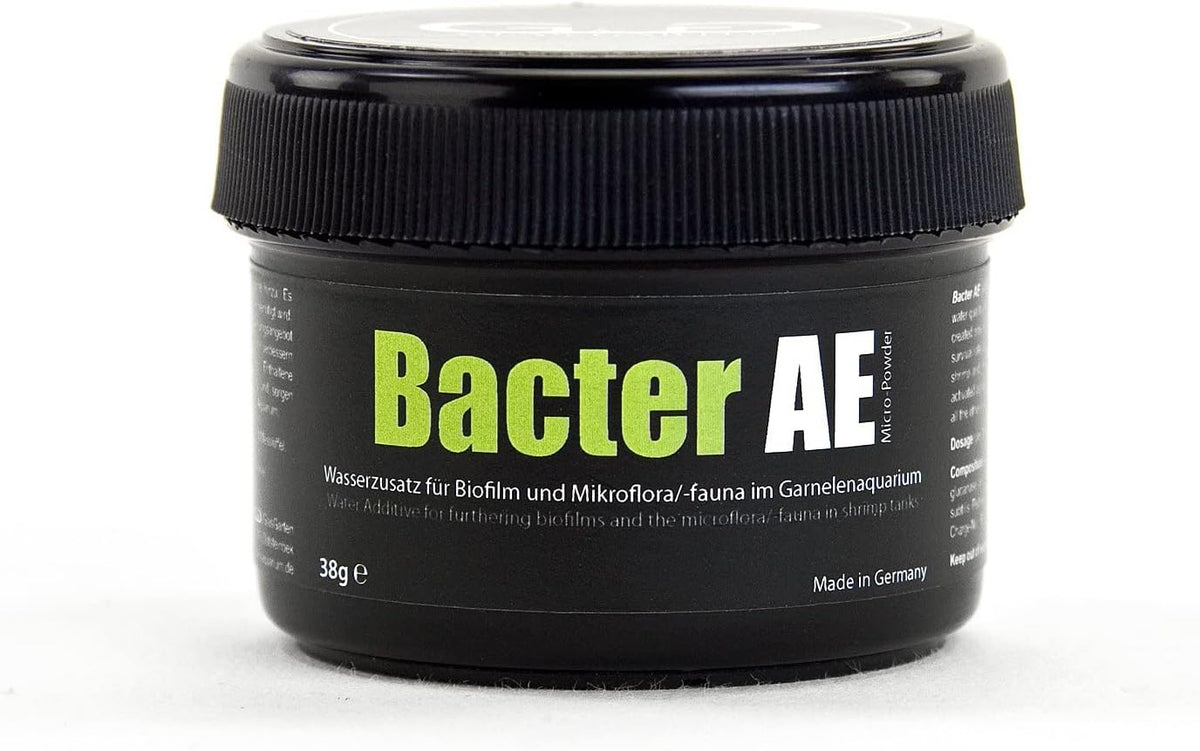 GlasGarten Bacter AE Shrimp (35g) | Nutrients for Live Freshwater Shrimp Food/Aquarium Water (Neocaridina, Amano, Red Cherry, Rili)