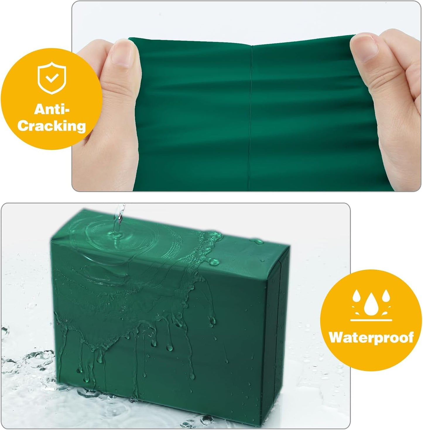 Famagic Poly Mailers 14.5x19 Inch 100pcs Shipping Bags Ultramarine Green Shipping Envelopes Self Seal Mailers Bags Waterproof and Tear-Proof Packaging Bags
