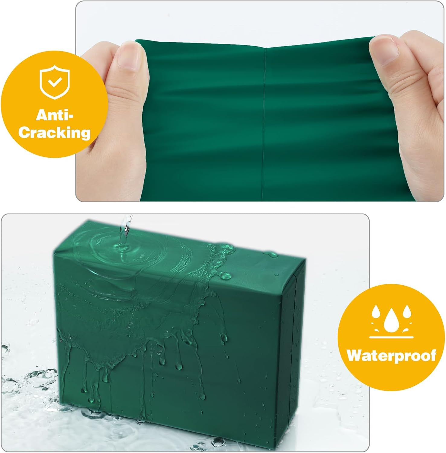 Famagic Poly Mailers 14.5x19 Inch 100pcs Shipping Bags Ultramarine Green Shipping Envelopes Self Seal Mailers Bags Waterproof and Tear-Proof Packaging Bags