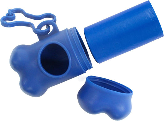 Downtown Pet Supply Dog Pet Waste Poop Bags with 2 Leash Clips and Dispensers (1000 Bags, Blue)
