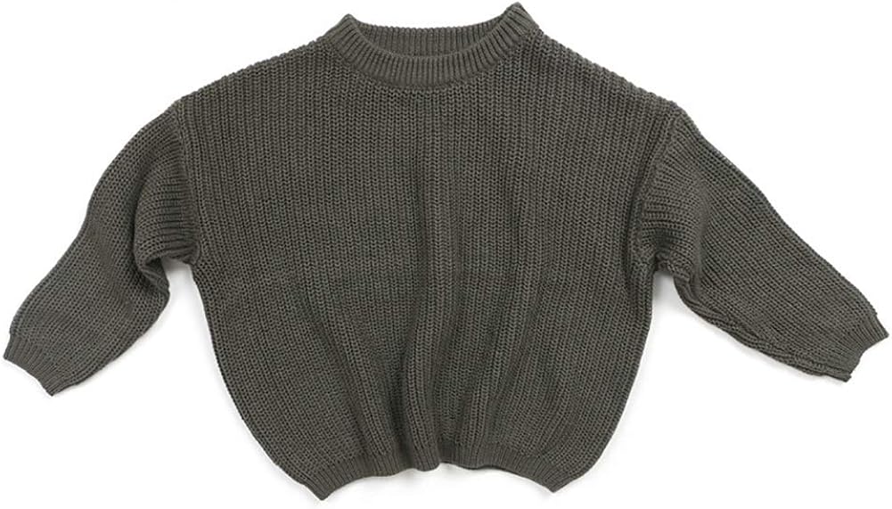 Afunbaby Baby Girl Boy Knit Sweater Blouse Pullover Sweatshirt Warm Crewneck Long Sleeve Tops for Infant Toddler