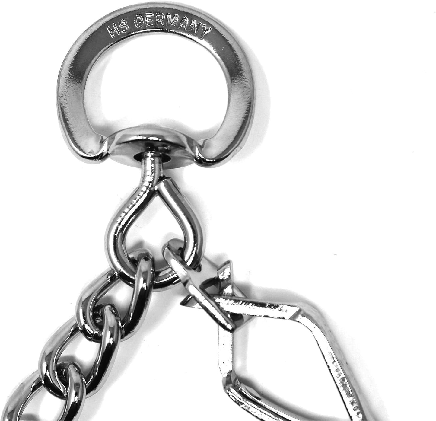 Herm Sprenger Chrome Plated Steel Training Prong Collar with Quick Release Snap for Dogs, 23in (58cm) x 3.2mm, (Neck Size UP to 19 inches)