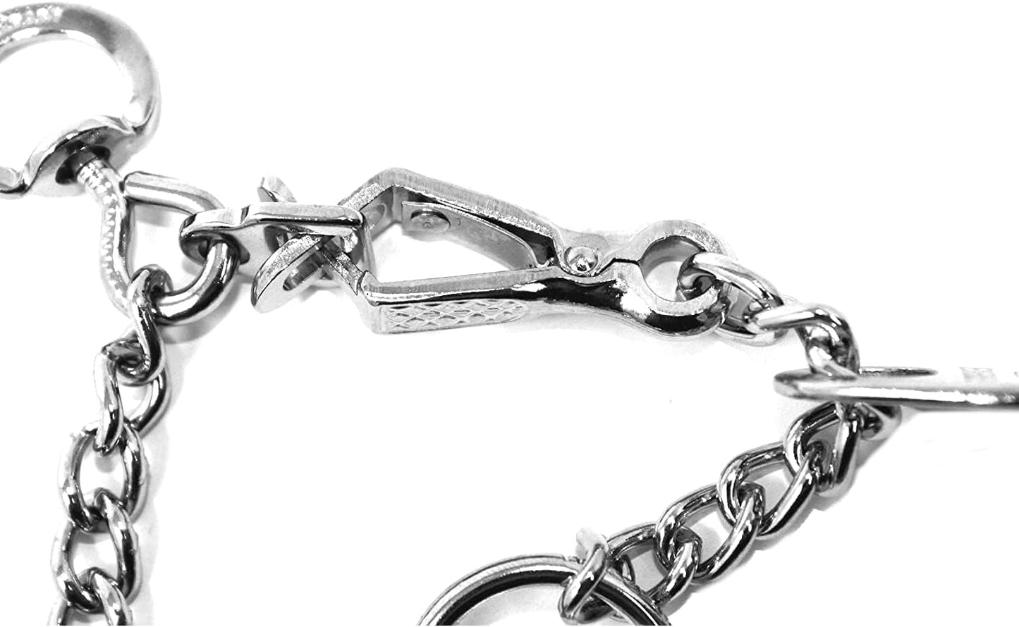 Herm Sprenger Chrome Plated Steel Training Prong Collar with Quick Release Snap for Dogs, 23in (58cm) x 3.2mm, (Neck Size UP to 19 inches)