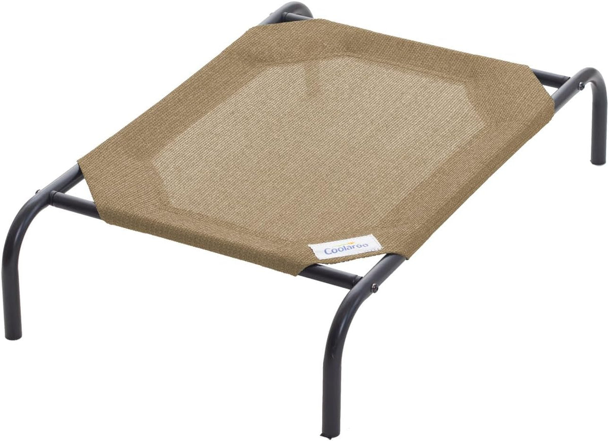 Coolaroo The Original Cooling Elevated Pet Bed, Small, Nutmeg