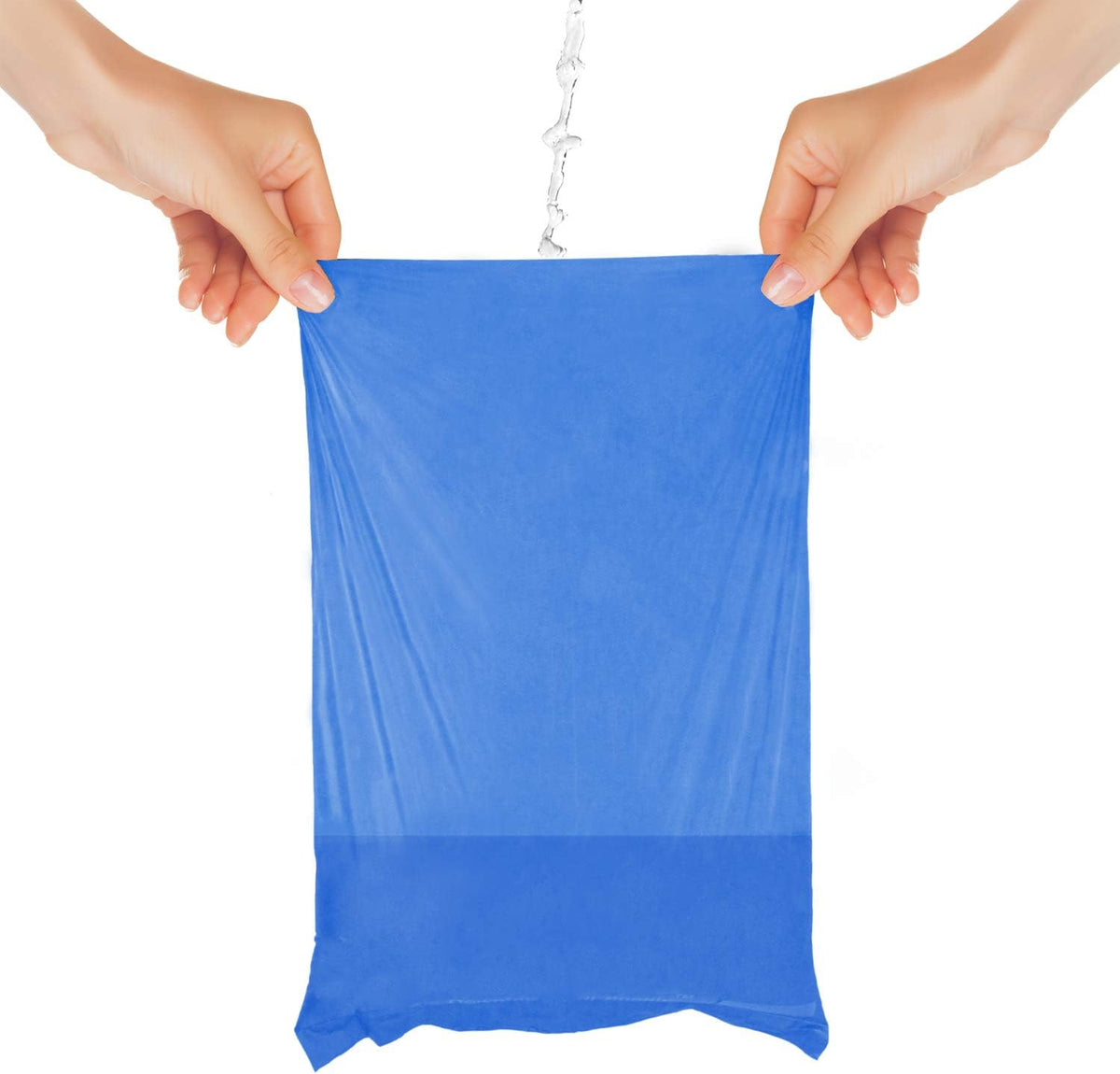 Downtown Pet Supply Dog Pet Waste Poop Bags with 2 Leash Clips and Dispensers (1000 Bags, Blue)