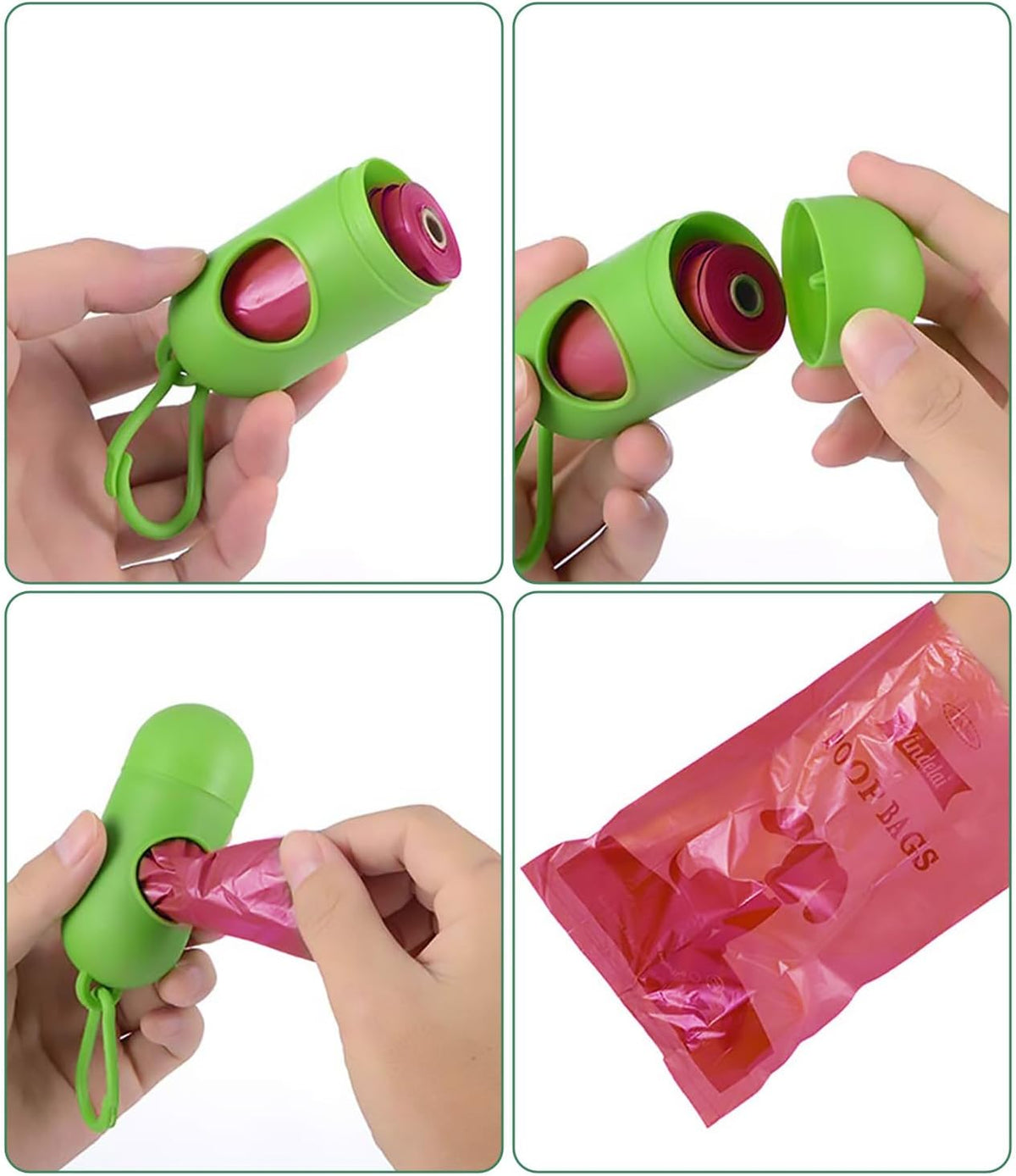 Dog Poop Bag 26 Rolls (390 Counts), Biodegradable Dog Waste Bags With 1 Free Dispenser, Eco-Friendly Leak Proof Pet Waste Disposal Refill Bags (Scented)
