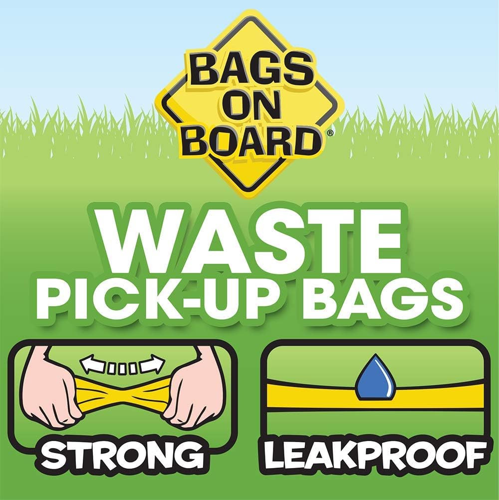 Bags On Board Dog Poo Bags | Strong, Leak Proof Dog Waste Bags | Ocean Breeze Scent | 140 Bags