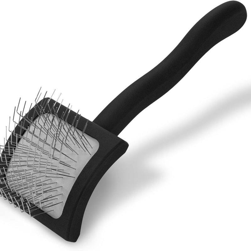 Chris Christensen Baby K Dog Slicker Brush, Groom Like a Professional, Fluff Detangle Style, Saves Time Energy, Black, Small