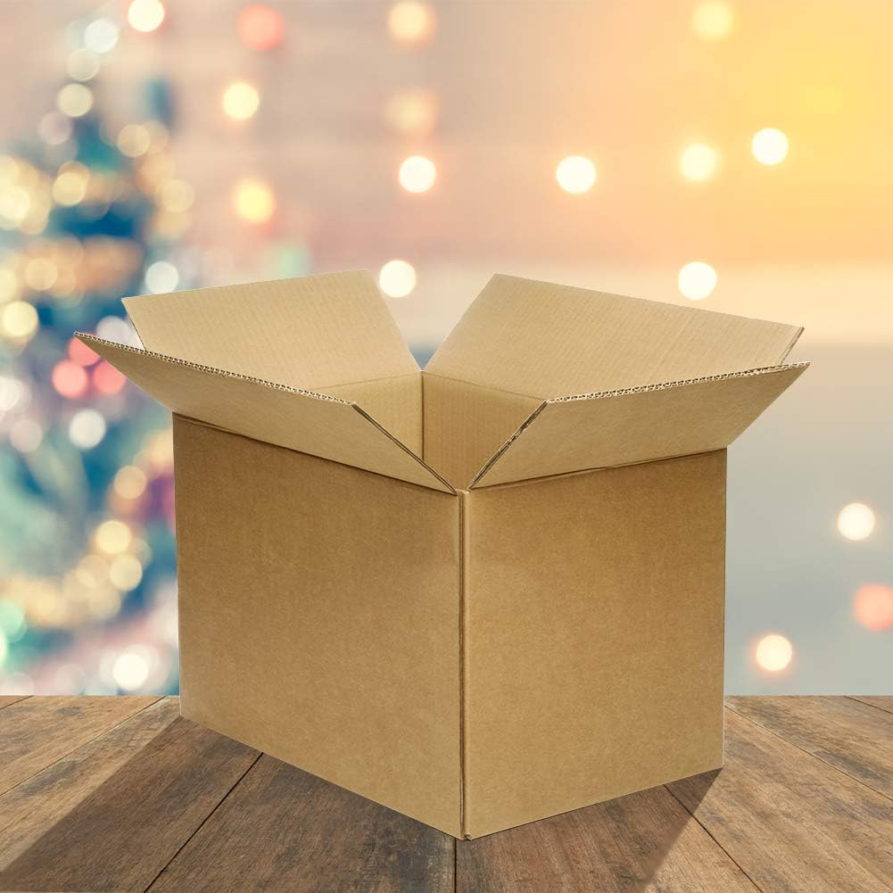 Shipping Cardboard Boxes Mailers 10x7x5 inches Small Packing Corrugated Packaging Moving Kraft Mailing Boxes Pack of 25