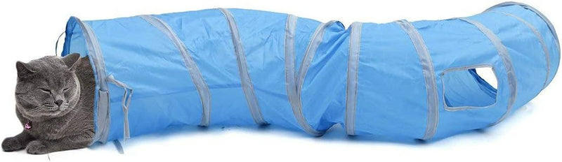 PAWZ Road Cat Toys Collapsible Tunnel for Rabbits, Kittens, Ferrets and Dogs