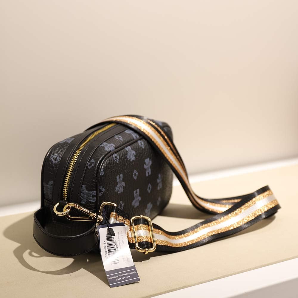 Kolti Purse Strap Replacement Crossbody Handbag Stripe Wide Adjustable