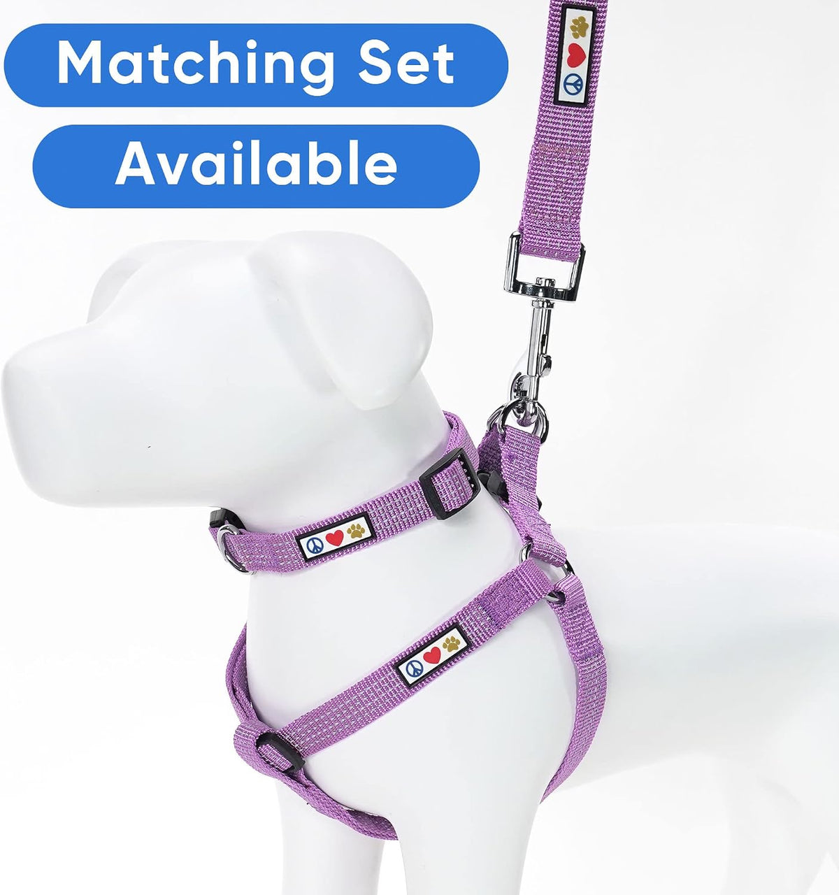 Pawtitas Orchid Dog Leash 6 ft XS/S Reflective Durable Lightweight Dog Lead for Small Dogs and Puppies