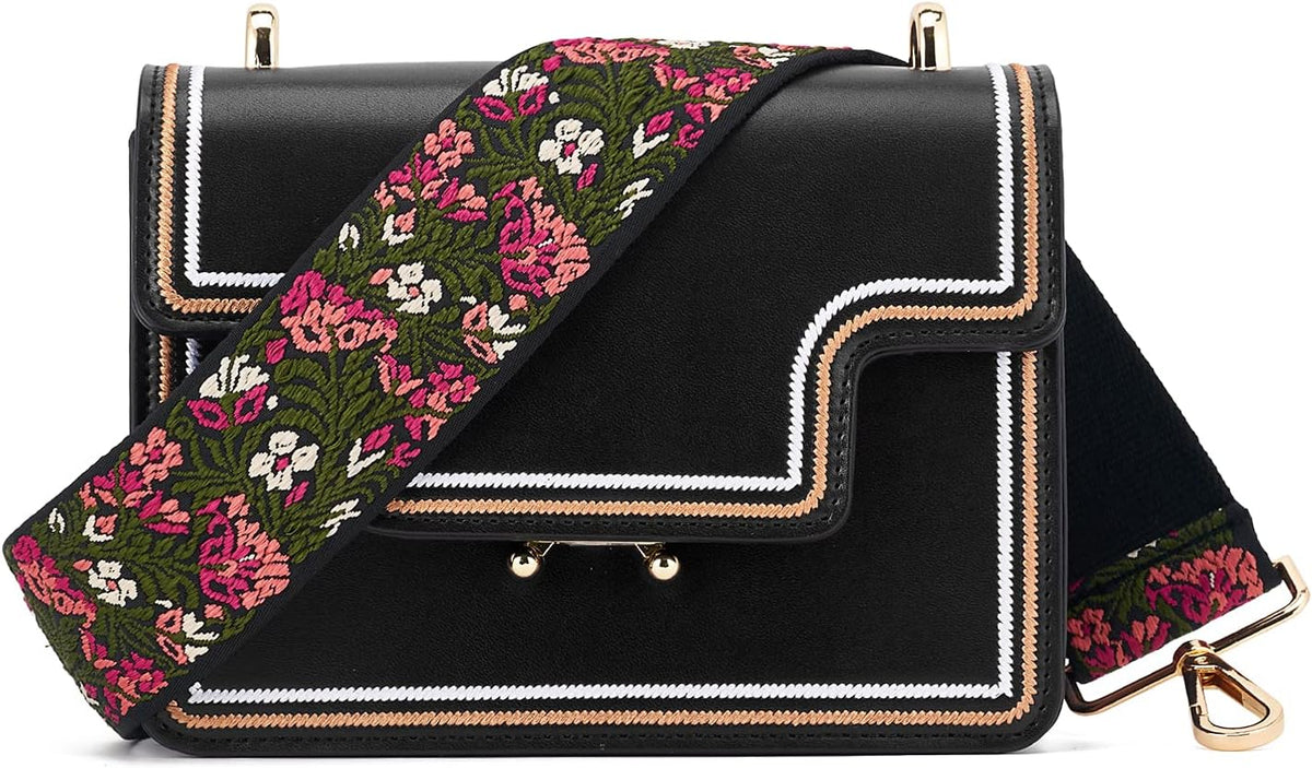 ZOOEASS Wide Shoulder Strap Adjustable Replacement Belt Crossbody Canvas Bag Handbag
