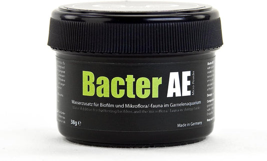 GlasGarten Bacter AE Shrimp (35g) | Nutrients for Live Freshwater Shrimp Food/Aquarium Water (Neocaridina, Amano, Red Cherry, Rili)
