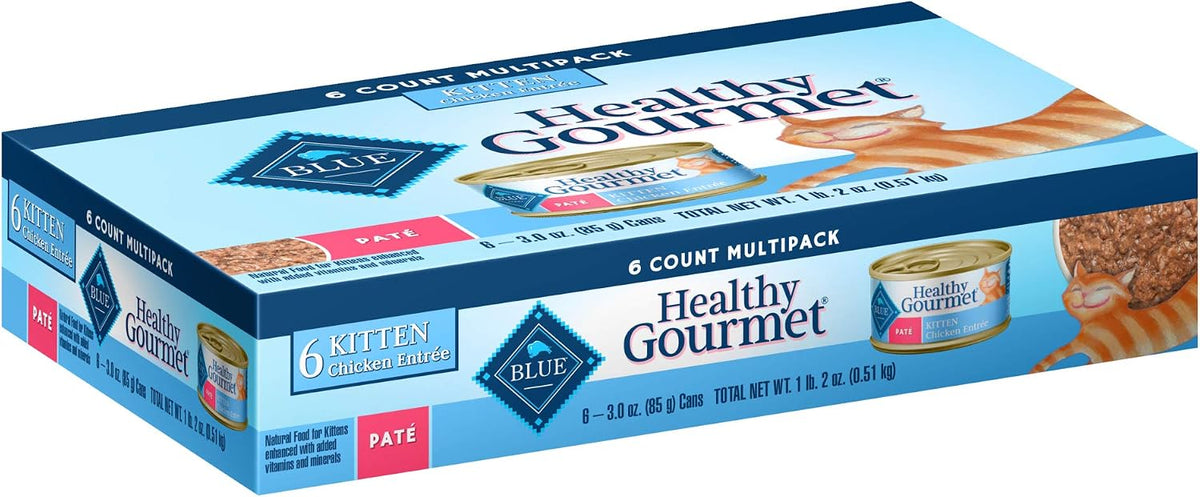 Blue Buffalo Healthy Gourmet Natural Kitten Pate Wet Cat Food
