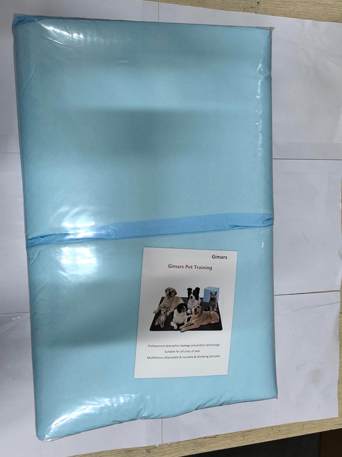 Gimars XL 6-Layer Ultra Absorbent 1200ml 48-Hour Leak-Proof Dog Pee Pads, Quick Dry Extra Large Puppy Pads for Puppy Training, Senior & Incontinent Dogs, Cats, Overnight Use, 30"x36", 50 Count