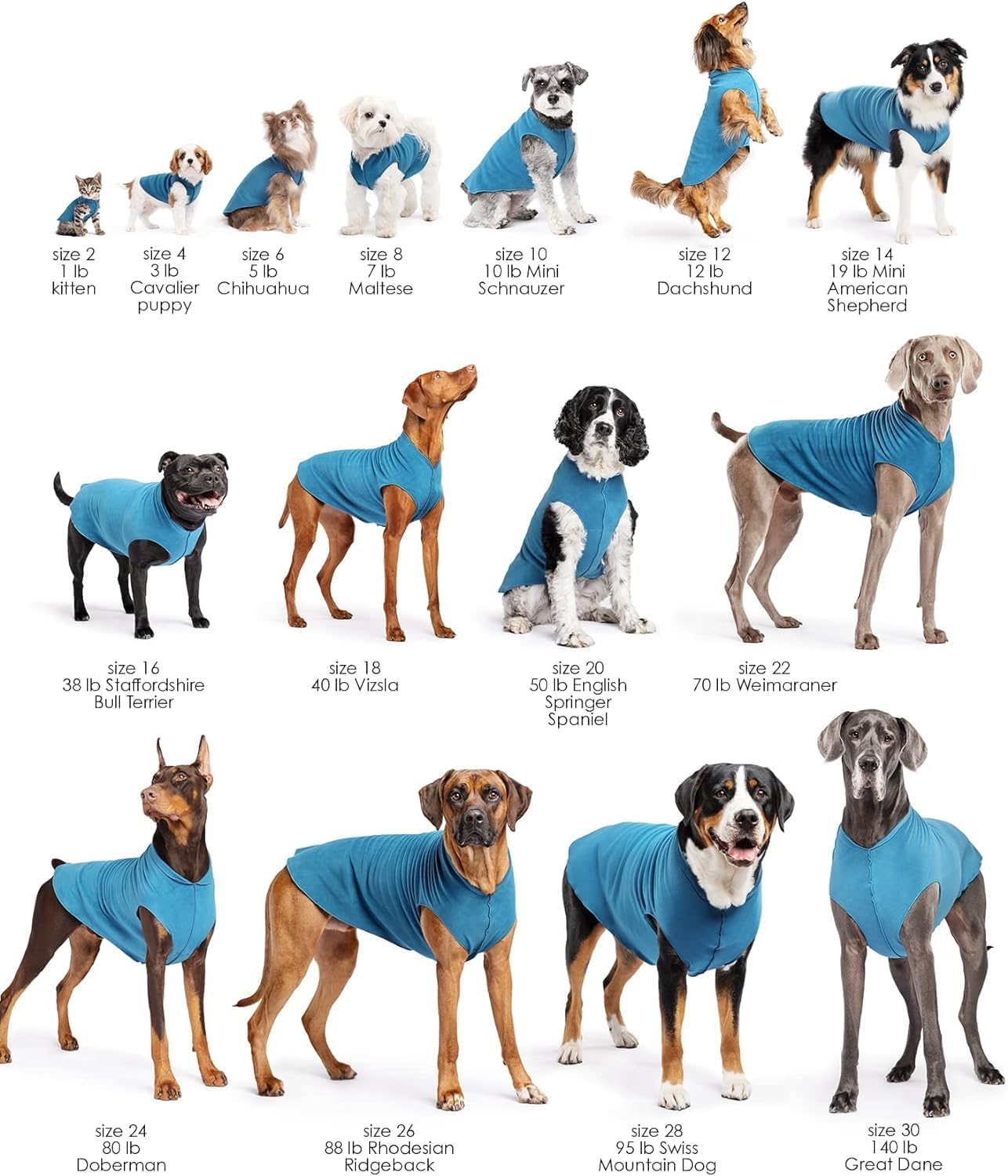 Goldpaw Stretch Fleece Dog Sweater - with Spandex for 4-Way Stretch - Soft, Comfortable Dog Coat - Machine Washable - Made in the USA - Mulberry Plaid - Size 12