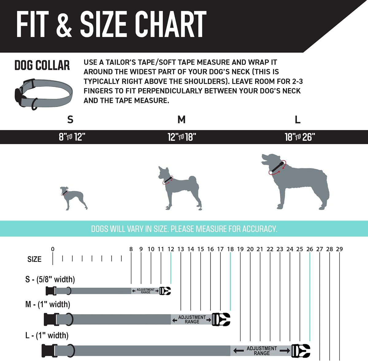 Wolfgang Heavy Duty, Adjustable Dog Collar with Quick Release Nylon Buckle for Walking & Training, SunsetPalms Print, Medium