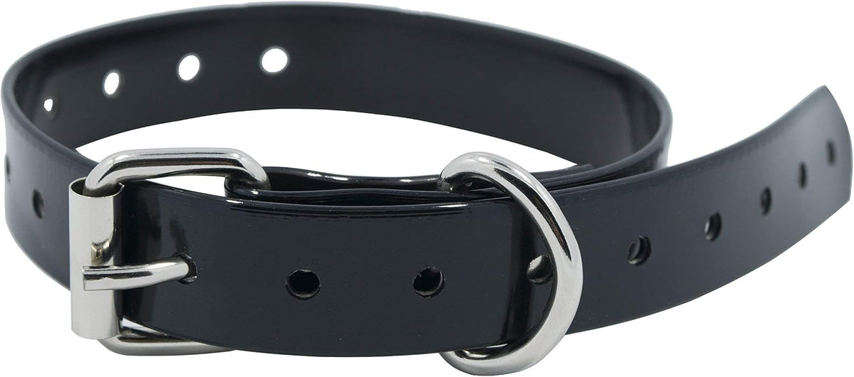 Replacement ¾” Dog Collar Strap Bands with Double Buckle Loop Training for All Brands of Pet Shock Bark e Collars and Fences.