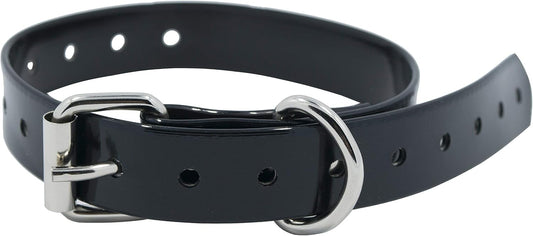 Replacement ¾” Dog Collar Strap Bands with Double Buckle Loop Training for All Brands of Pet Shock Bark e Collars and Fences.