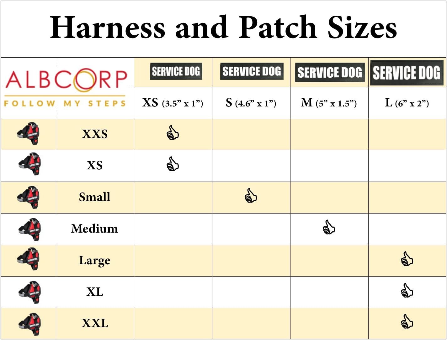 Albcorp Reflective in Training Patches with Hook Backing for Service Animal Vests/Harnesses Small (4.6 X 1) Inch