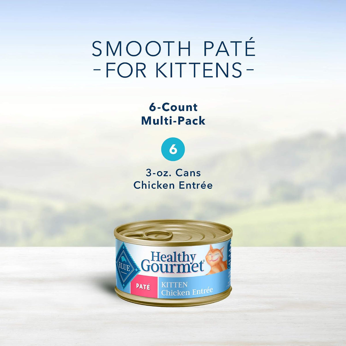 Blue Buffalo Healthy Gourmet Natural Kitten Pate Wet Cat Food