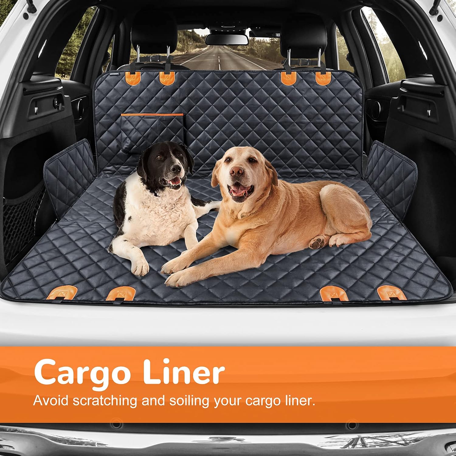 URPOWER Dog Car Seat Cover for Back Seat, Waterproof Car Seat Protector for Child Carseat & Pets, Nonslip Car Seat Covers for Large Sedans & Large SUVs