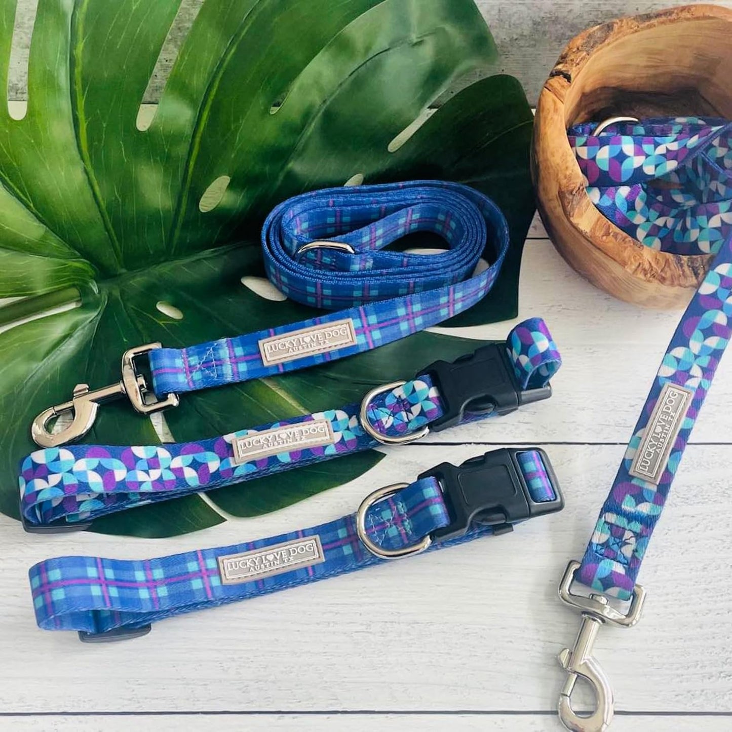 Lucky Love Dog - Adjustable Dog Collar with Easy Click Buckle for Small Dogs, Durable, & Comfortable for Male & Female Dogs, Pet Collar for Puppies & Adult Ones - Jasper, Small