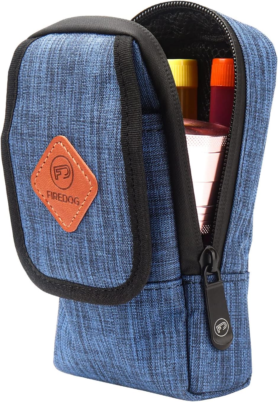 FIREDOG Smell Proof Bag, Odor Proof Pouch Mini Crossbody Bags for Travel Storage(Bright Blue)