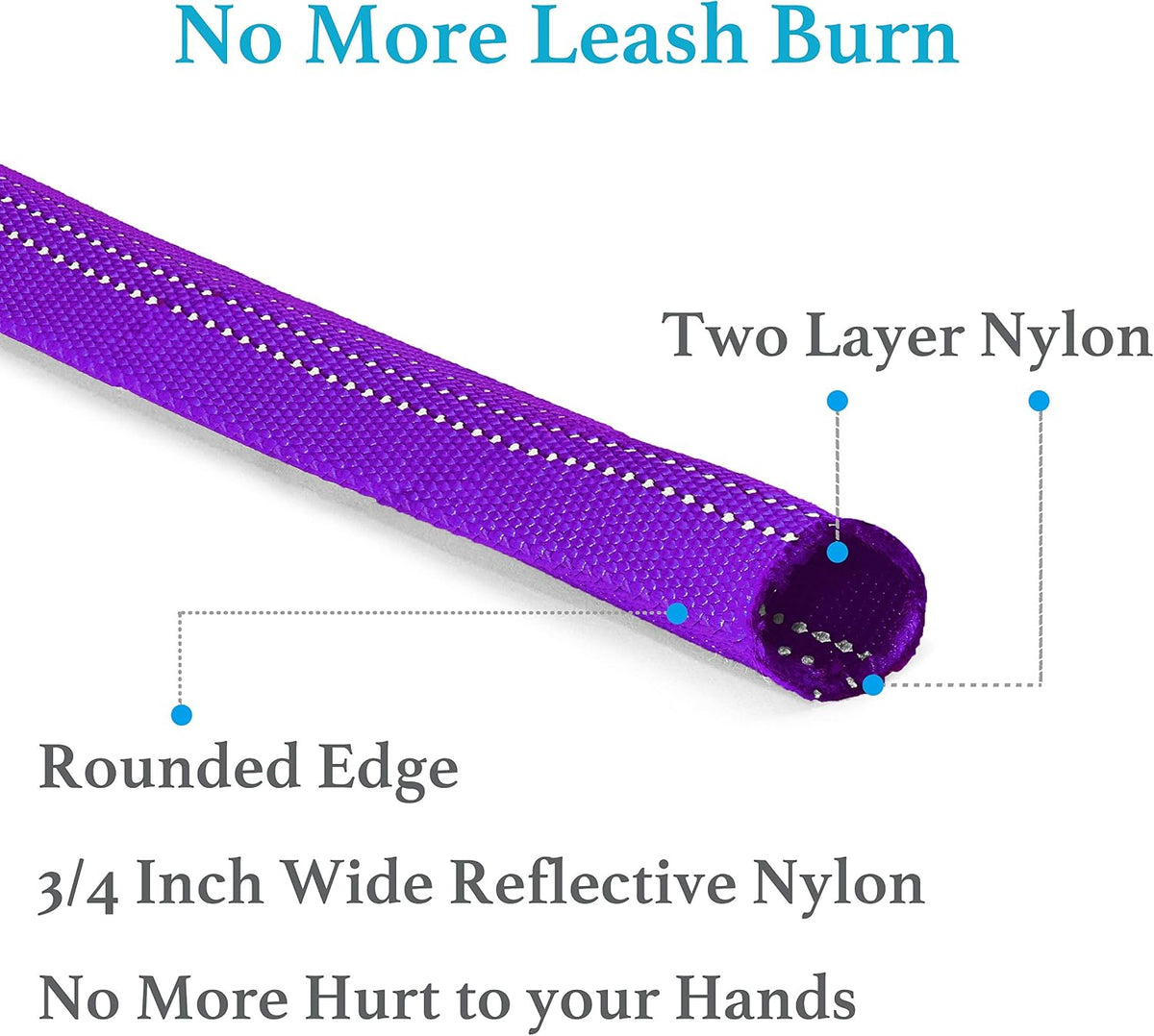 iYoPets Long Dog Leash for Obedience Recall Training - Great for Training, Play, Camping, or Backyard