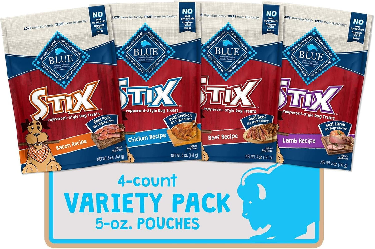 Blue Buffalo Stix Pepperoni-Style, Natural Soft-Moist Dog Treats