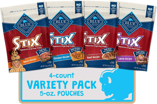 Blue Buffalo Stix Pepperoni-Style, Natural Soft-Moist Dog Treats