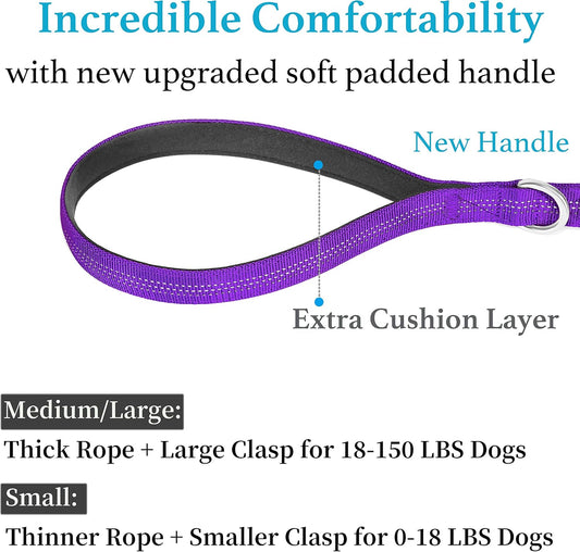 iYoPets Long Dog Leash for Obedience Recall Training - Great for Training, Play, Camping, or Backyard