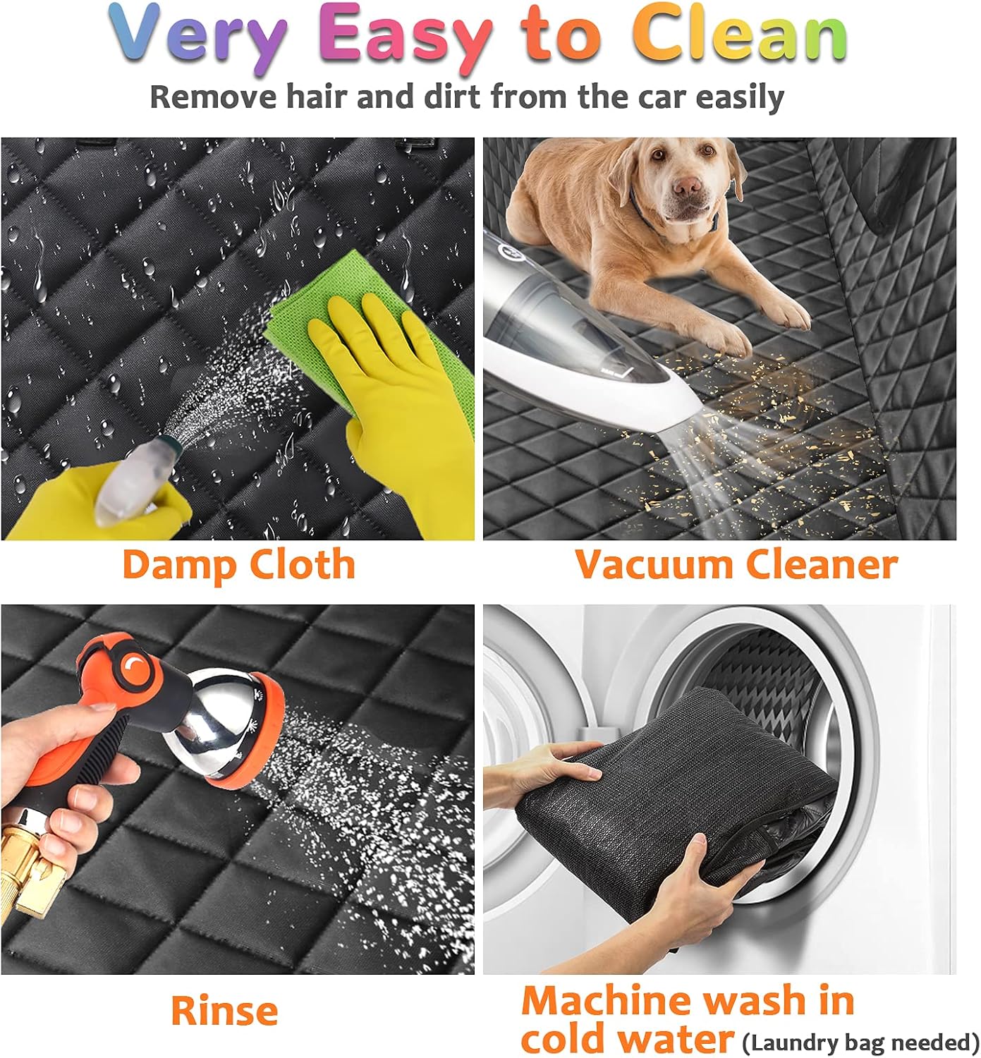 URPOWER Dog Car Seat Cover for Back Seat, Waterproof Car Seat Protector for Child Carseat & Pets, Nonslip Car Seat Covers for Large Sedans & Large SUVs