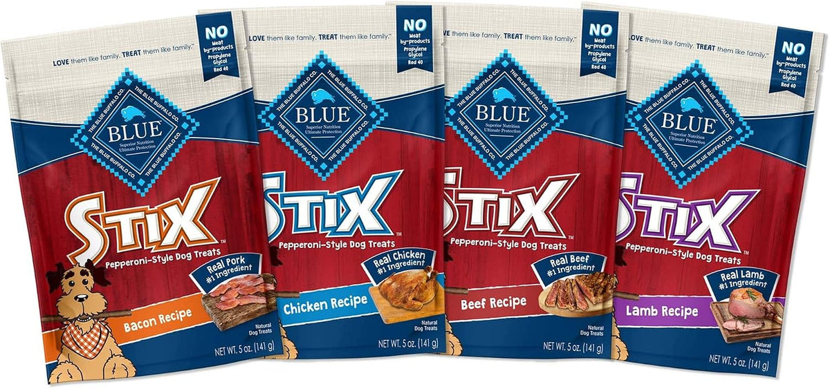 Blue Buffalo Stix Pepperoni-Style, Natural Soft-Moist Dog Treats