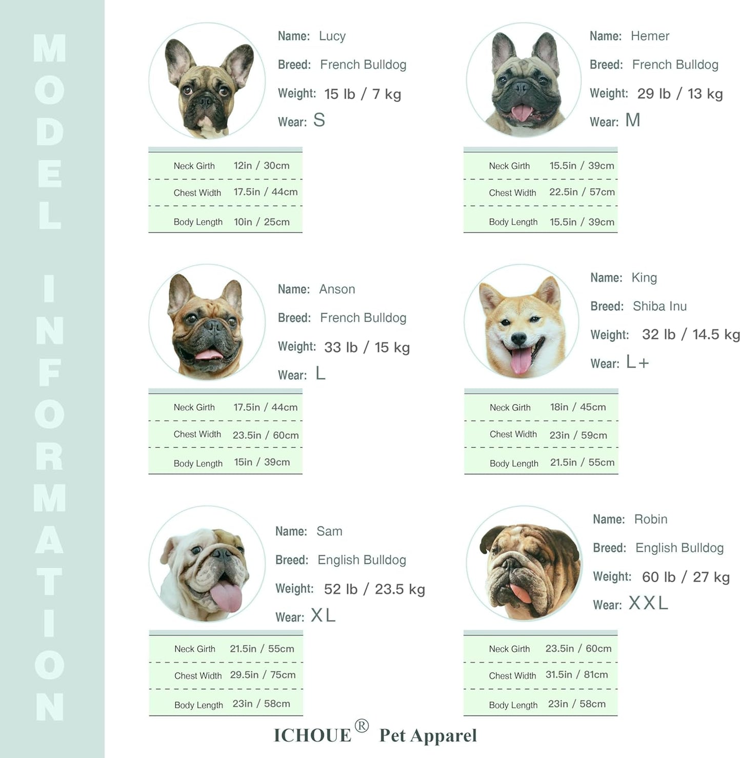 iChoue French Bulldog Frenchie Clothes Hoodies for Dogs Pug English Boston Terrier Bully Pitbull Corgi Sweatshirt Sweater Clothing - Khaki/XLarge