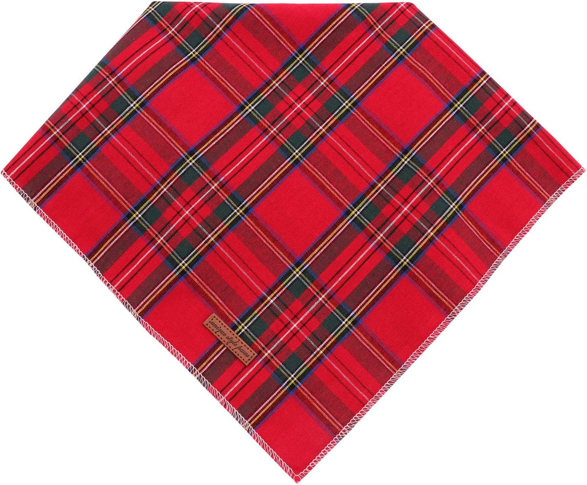Unique Style Paws Dog Bandanas 1PC Washable Cotton Triangle Dog Scarfs for Small Medium Large Dogs and Cats