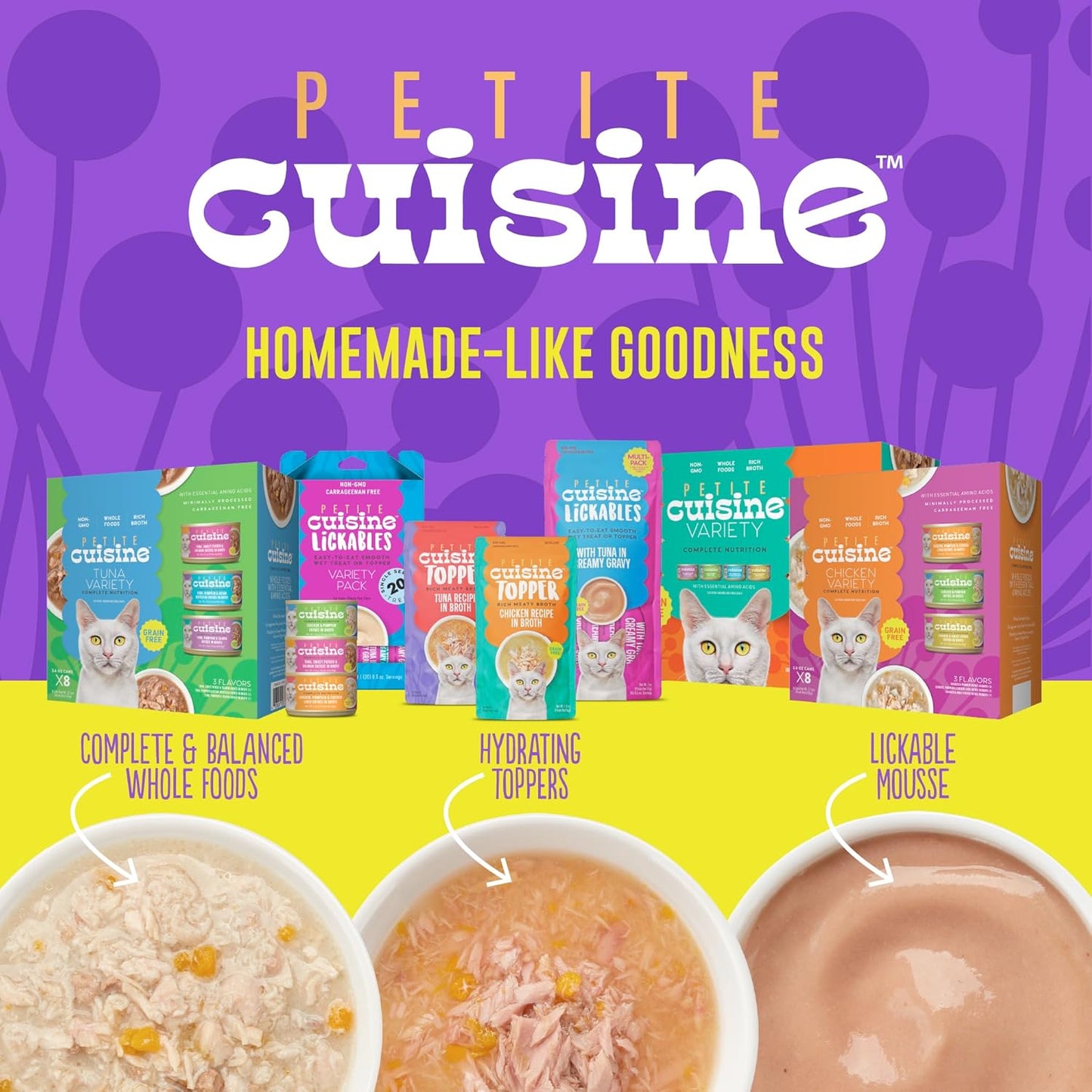 Whole Foods Wet Cat Food, Chicken & Sweet Potato Entree in Broth, 2.8 oz. Can (24 Count)