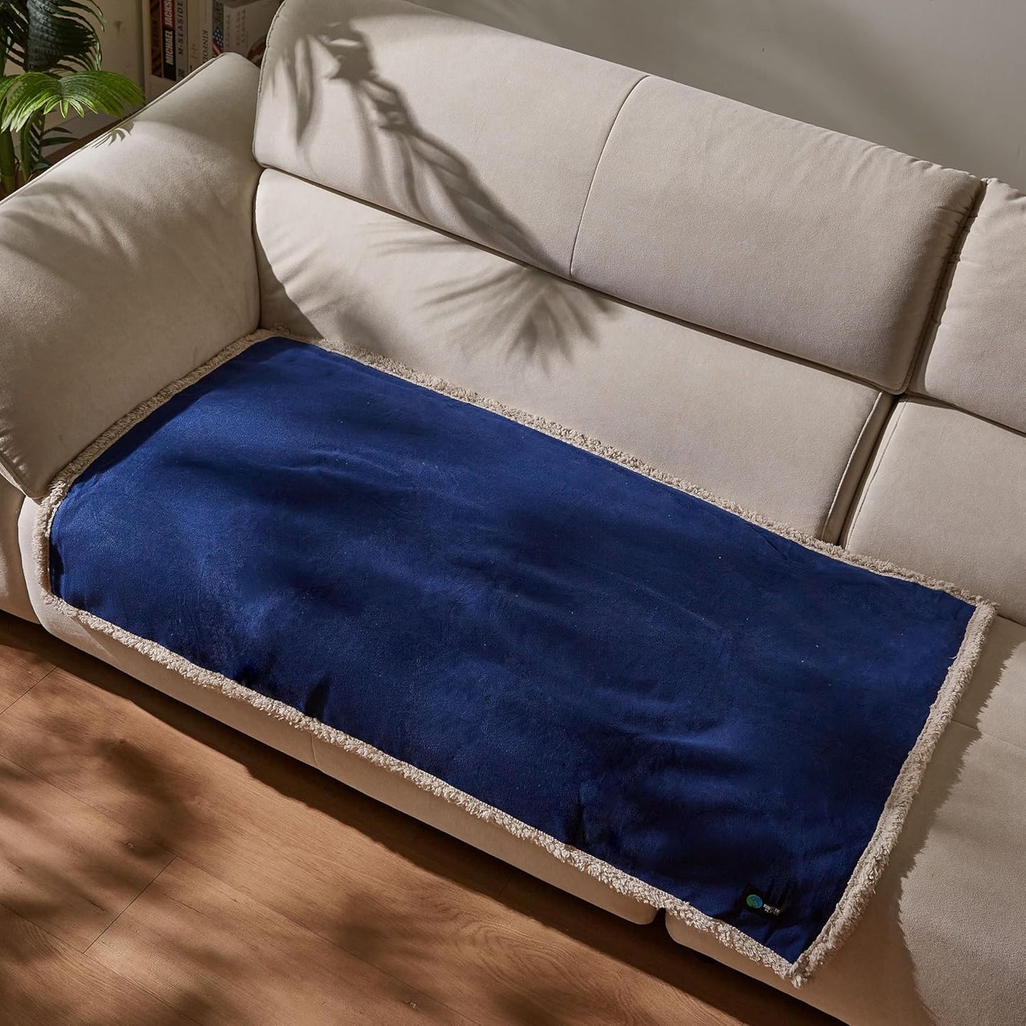 Kritter Planet Waterproof Reversible Pet Blanket for Small Dogs | 30 x 50 Inch, Washable Pet Protector for Sofa, Couch, Crates and Car Seats, Guards Against Fur, Dirt and Everyday Spills