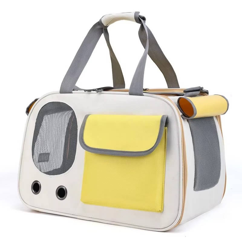Airline Approved Pet Carrier for Cats and Small Dogs – Comfortable, Spacious, and Breathable Design with Adjustable Shoulder Strap