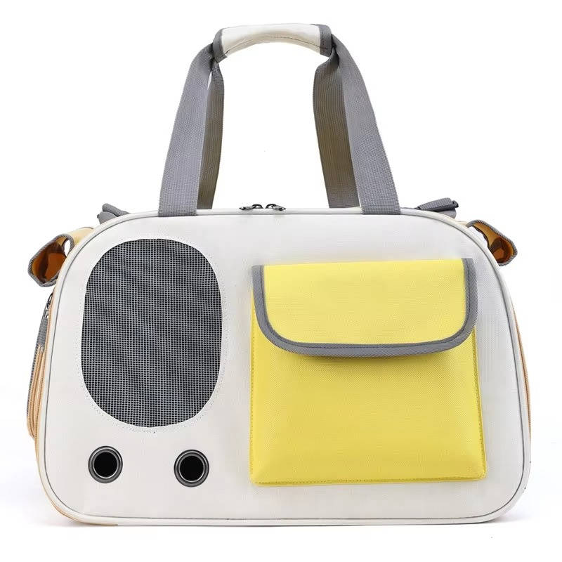 Airline Approved Pet Carrier for Cats and Small Dogs – Comfortable, Spacious, and Breathable Design with Adjustable Shoulder Strap